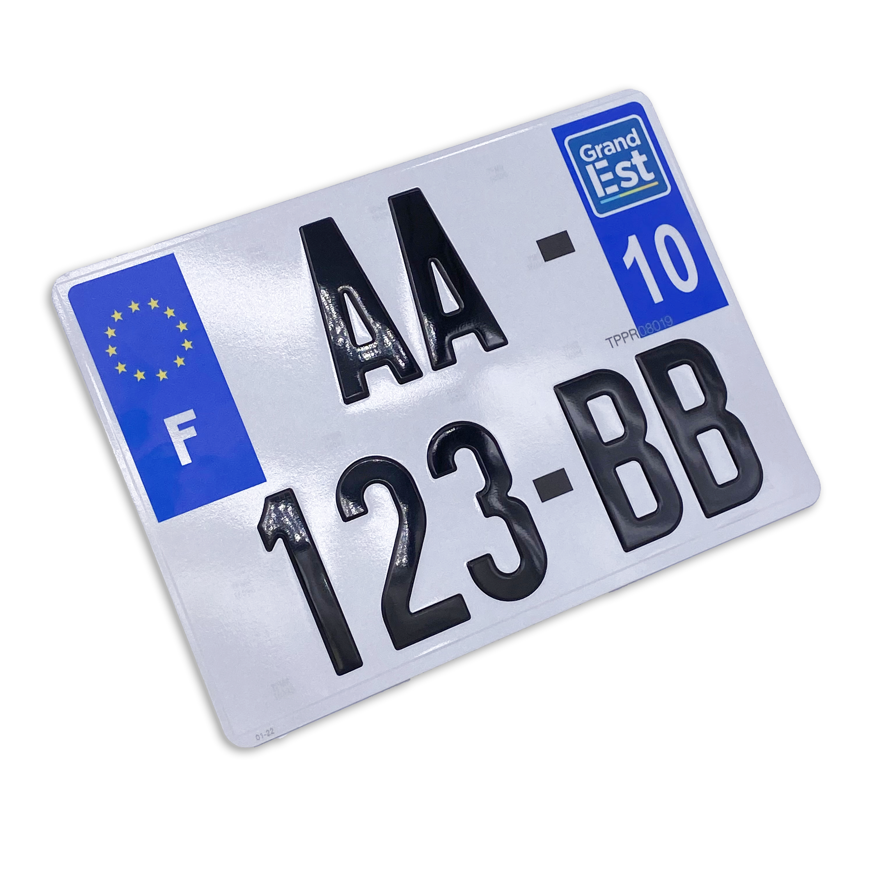 Support de plaque d'immatriculation en aluminium pour moto