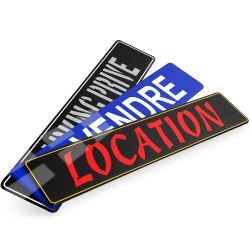 Plaques LUXE en Plexiglass