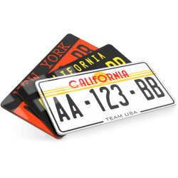 Plaque Immatriculation USA