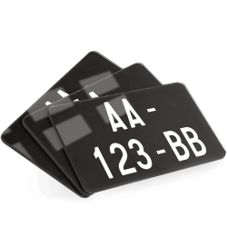 Plaques en Plexiglass Collection noires