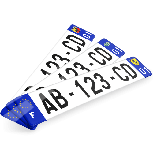 Support Plaque Immatriculation Sans Cadre Support Plaque