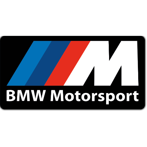 Plaque décorative BMW Motorsport 30x15 cm - ref.30X15-F-BMW