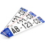 Plaque Immatriculation Auto LUXE en Plexiglass