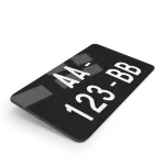 Plaque immatriculation collection moto plexiglas