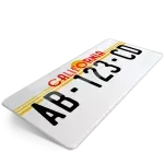 Plaque immatriculation USA