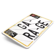 Plaque immatriculation moto