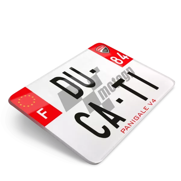 Sticker Pour Plaque D'immatriculation Moto - Département 08 Ardennes | Autocollant Résistant, Garanti 5 Ans