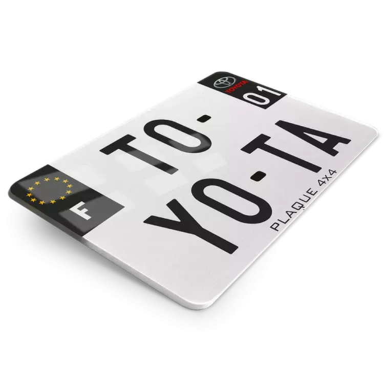 Plaque Immatriculation Moto Collection - Aluminium Noir, 210x130mm, Résistante UV Et Intempéries