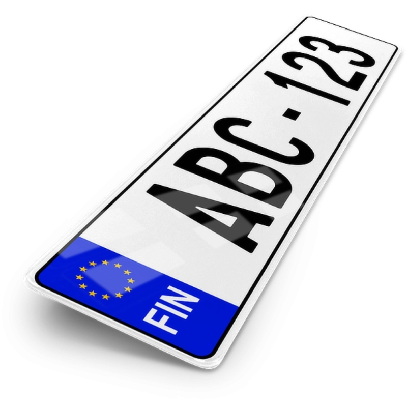 Plaque Auto 52x11 cm - PAYS Finlande Plaque Auto 52x11 cm - PAYS Finlande