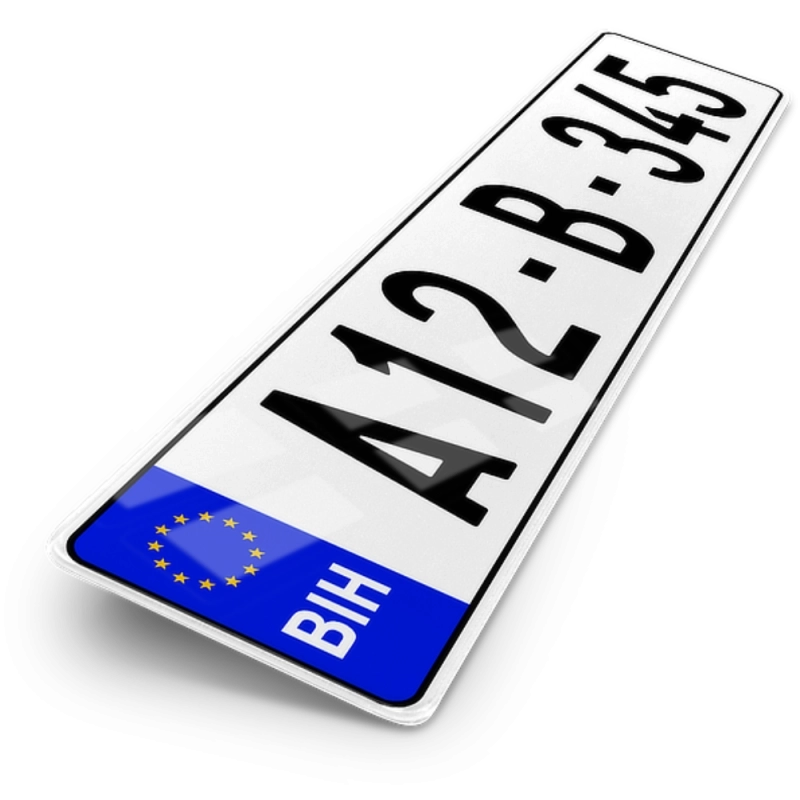 Plaque Auto 52x11 cm - PAYS Bosnie Plaque Auto 52x11 cm - PAYS Bosnie