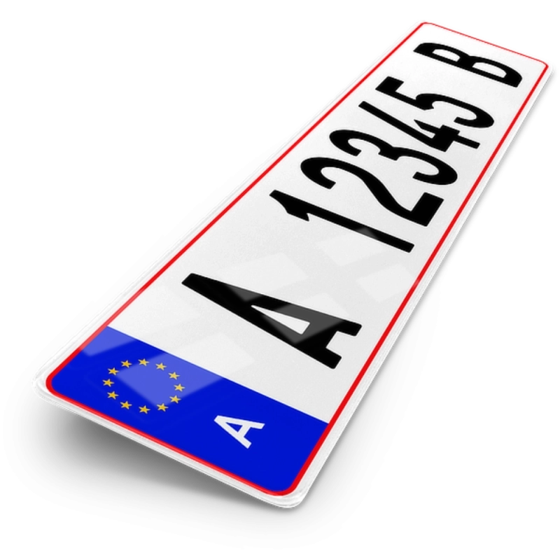 Plaque Auto 52x11 cm - PAYS Autriche Plaque Auto 52x11 cm - PAYS Autriche