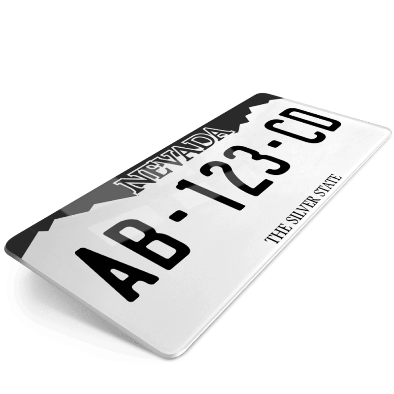 PLAQUE AUTO USA NEVADA 2 30x15 cm