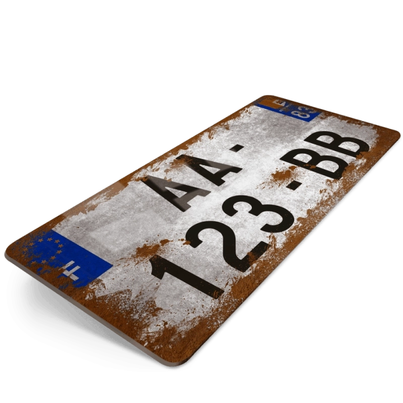 Plaque Immatriculation USA 30x15 (Effet Boue) Plaque Immatriculation USA 30x15 (Effet Boue)