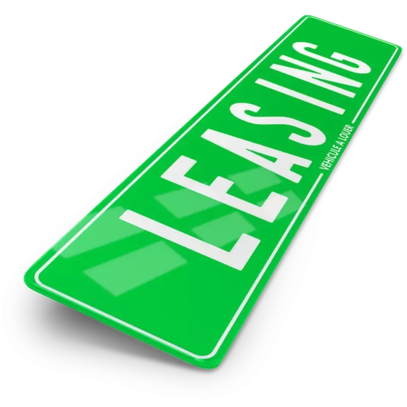 Plaque signalétique plexiglas personnalisée 52x11cm
