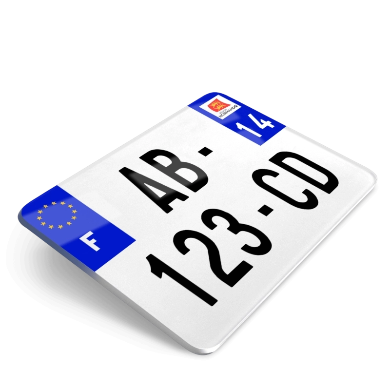 Plaques d'immatriculation MOTO - 170x130 - 14 - Calvados (Non-Homologuée) Plaques d'immatriculation MOTO - 170x130 - 14 - Calvados (Non-Homologuée)