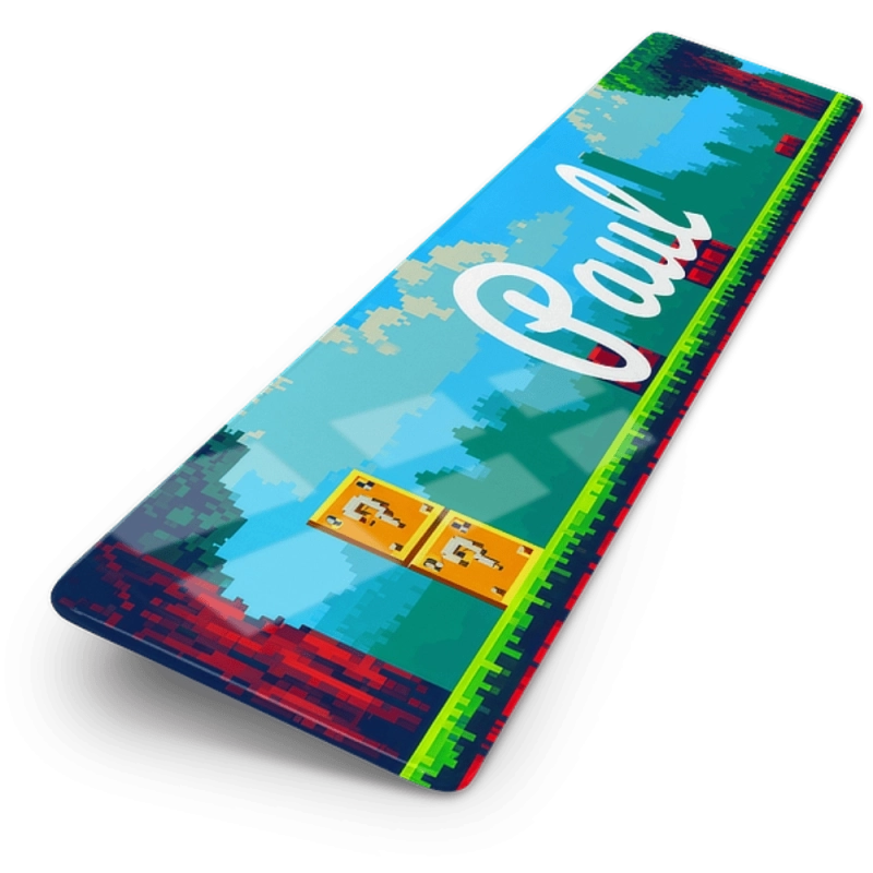Plaque Auto 52x11 cm - Gaming Plateforme Plaque Auto 52x11 cm - Gaming Plateforme