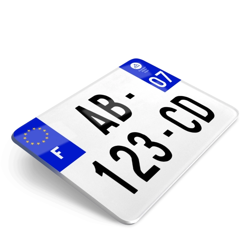 Plaques d'immatriculation MOTO - 170x130 - 07 - Ardèche (Non-Homologuée) Plaques d'immatriculation MOTO - 170x130 - 07 - Ardèche (Non-Homologuée)