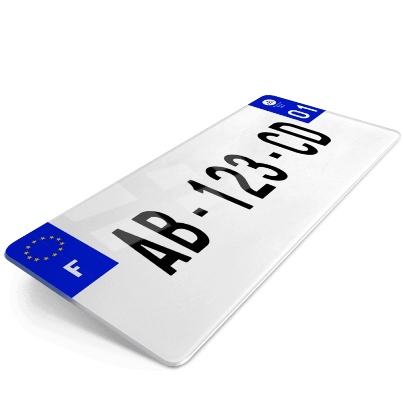 Plaque Immatriculation USA - 30x15 1 Ligne