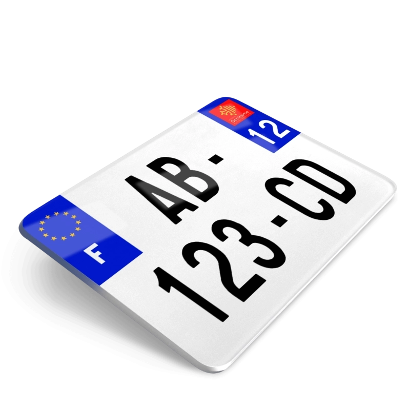 Plaques d'immatriculation MOTO - 170x130 - 12 - Aveyron (Non-Homologuée) Plaques d'immatriculation MOTO - 170x130 - 12 - Aveyron (Non-Homologuée)