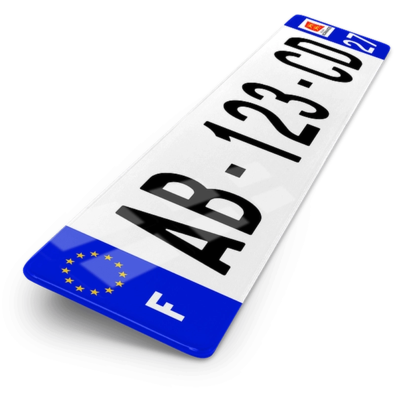 Plaques d'immatriculation AUTO - 520x110 - 27 - Eure Plaques d'immatriculation AUTO - 520x110 - 27 - Eure