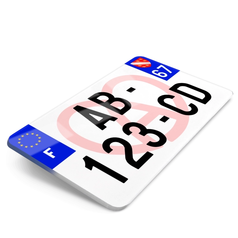Plaque Moto 21x13 cm - Alsace Plaque Moto 21x13 cm - Alsace
