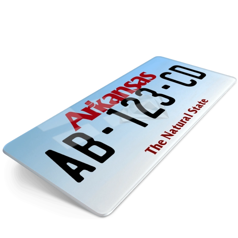 PLAQUE AUTO USA ARKANSAS 30x15 cm