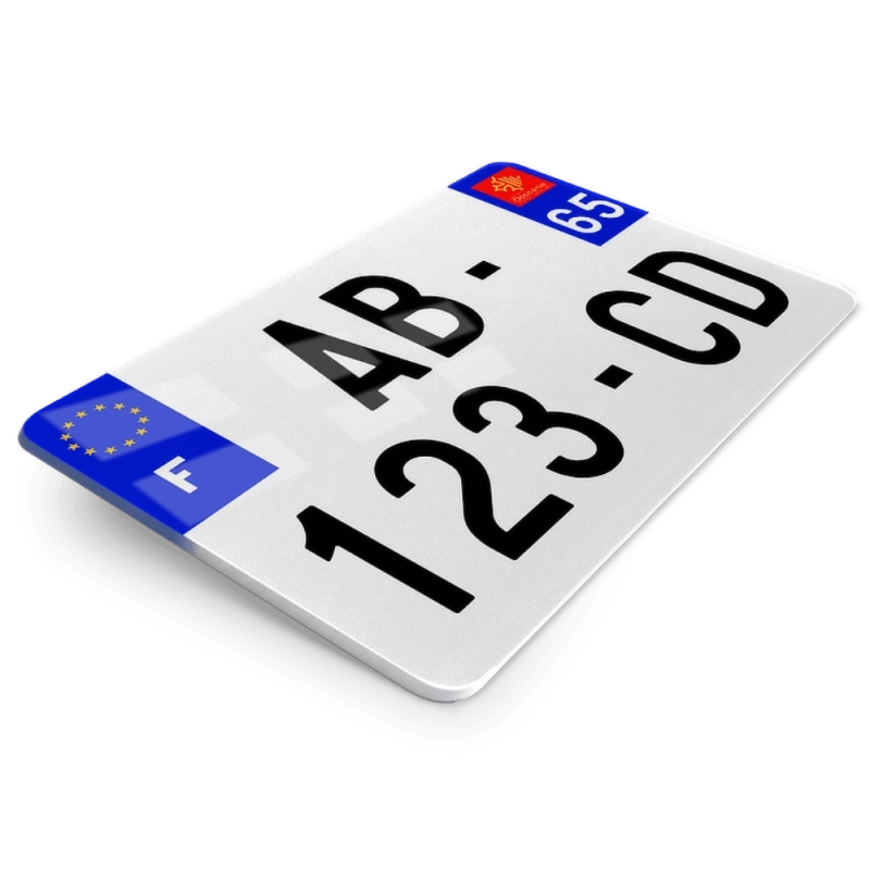Plaques d'immatriculation 4X4 - 275x200 - 65 - Hautes-Pyrénées Plaques d'immatriculation 4X4 - 275x200 - 65 - Hautes-Pyrénées