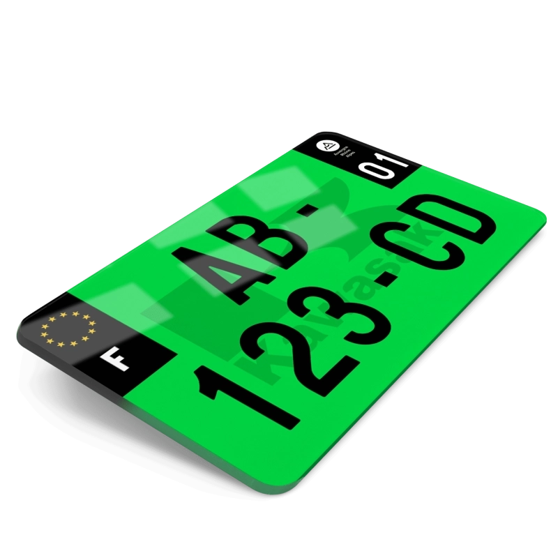 Plaque Moto Kawazaki Fond Vert - 21x13 cm Plaque Moto Kawazaki Fond Vert - 21x13 cm