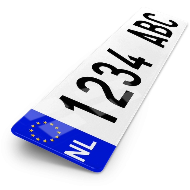 Plaque Auto 52x11 cm - PAYS Pays-Bas 2 Plaque Auto 52x11 cm - PAYS Pays-Bas 2