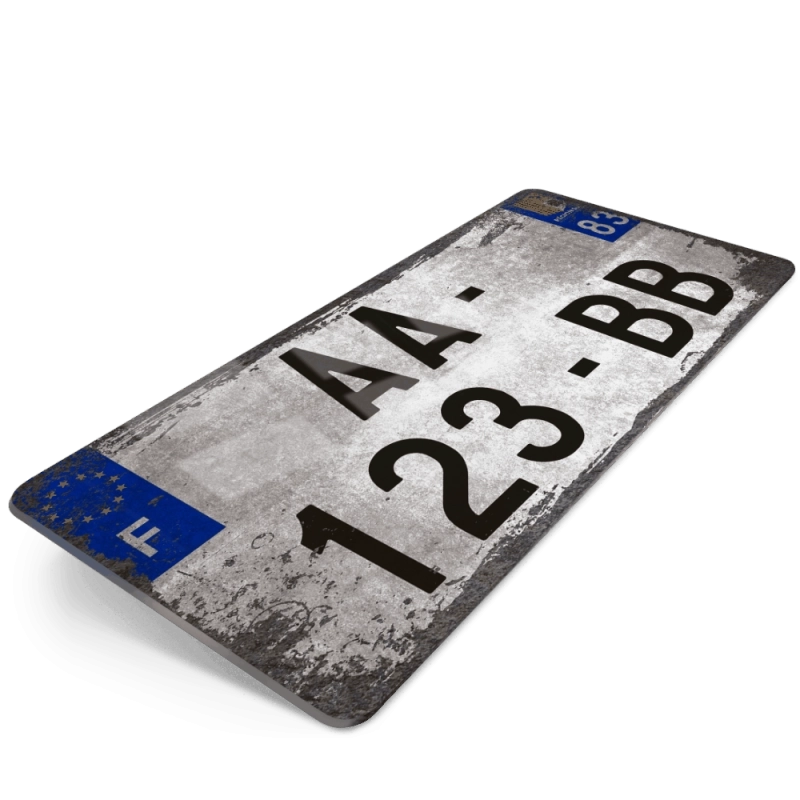 Plaque Immatriculation USA 30x15 (Effet Oxyde) Plaque Immatriculation USA 30x15 (Effet Oxyde)