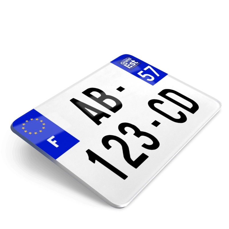 Plaques d'immatriculation MOTO - 170x130 - 57 - Moselle (Non-Homologuée) Plaques d'immatriculation MOTO - 170x130 - 57 - Moselle (Non-Homologuée)