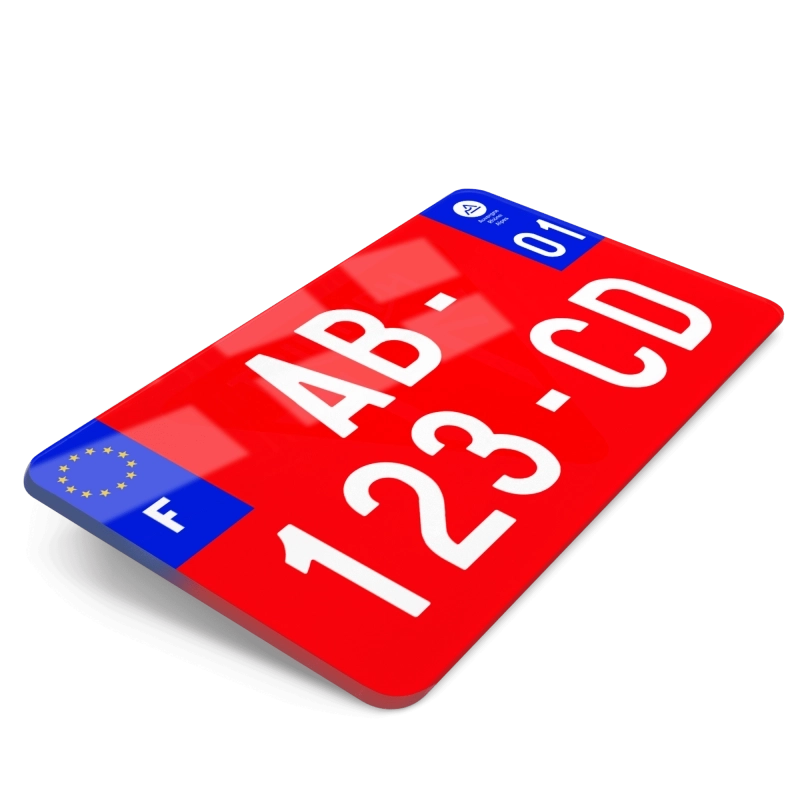 Plaque Moto Triumph Fond Rouge - 21x13 cm Plaque Moto Triumph Fond Rouge - 21x13 cm