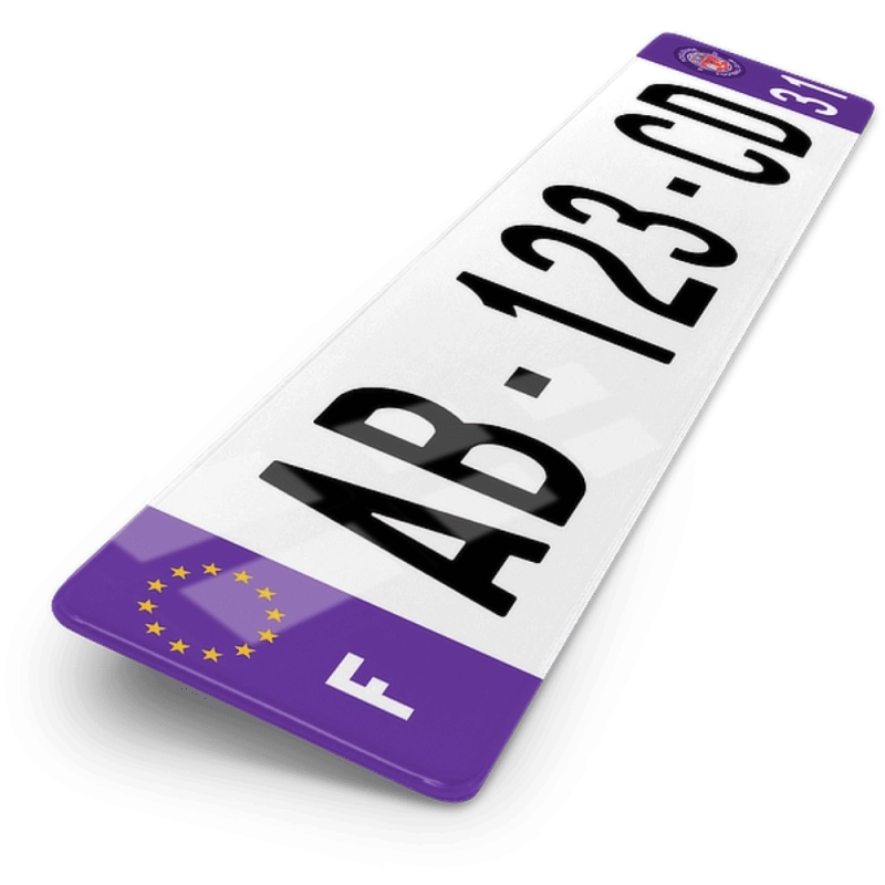 Plaque Auto 52x11 cm - Football Toulouse FC Plaque Auto 52x11 cm - Football Toulouse FC