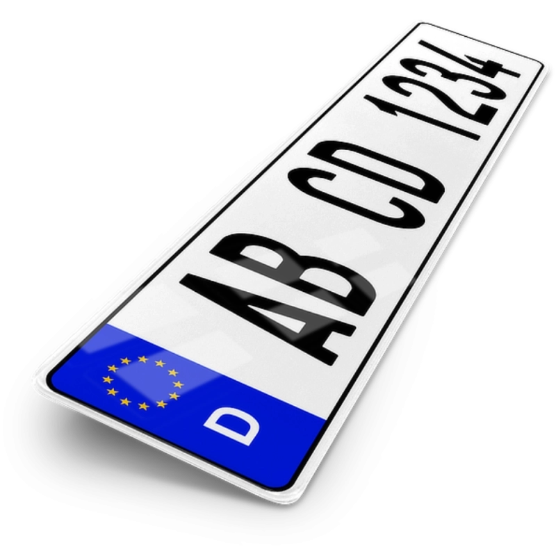 Plaque Auto 52x11 cm - PAYS Allemagne-2 Plaque Auto 52x11 cm - PAYS Allemagne-2