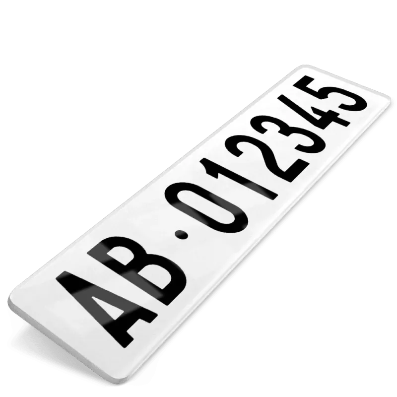 Plaque Immatriculation Auto Suisse Avant 30x8 cm