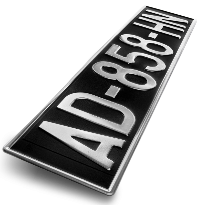 Plaque Immatriculation Collection Auto 45.5x10 cm