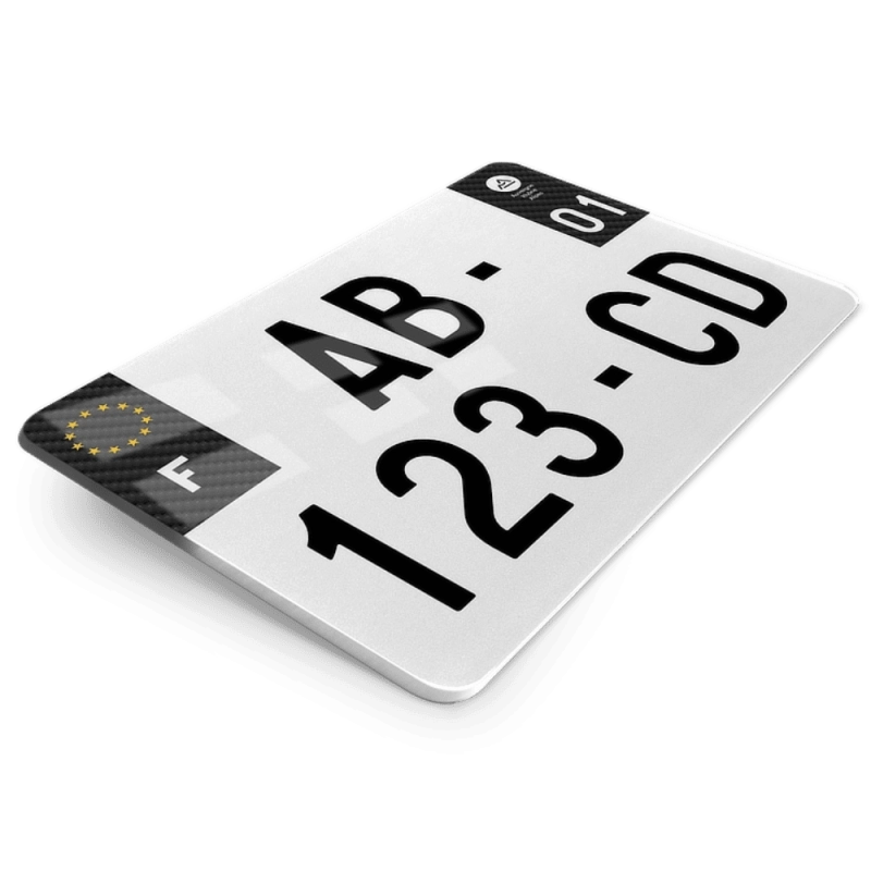 Plaque 4x4 Effet Carbone Noir 27.5x20 cm Plaque 4x4 Effet Carbone Noir 27.5x20 cm