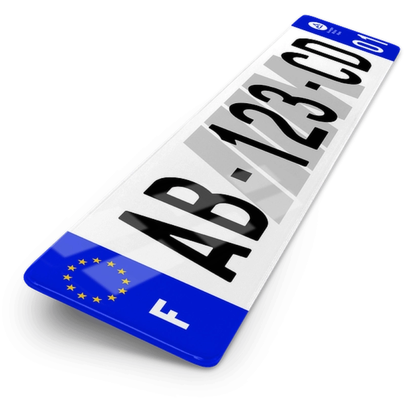 Plaque Auto BMW Logo Fond - 52x11 cm Plaque Auto BMW Logo Fond - 52x11 cm